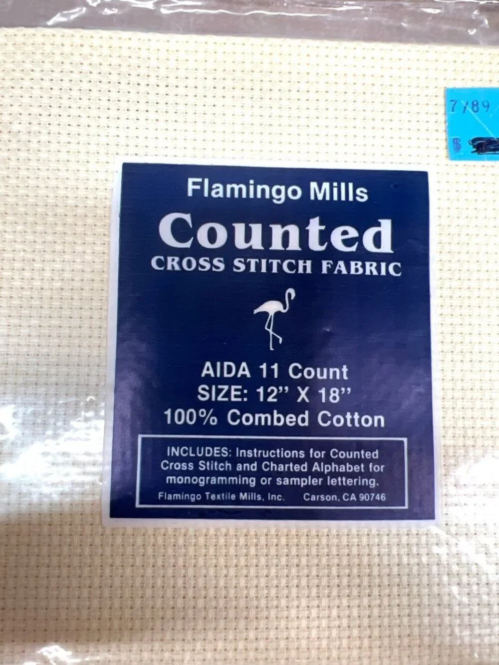 Flamingo Mills Counted Cross Stitch Fabric Aida 11 Count 12